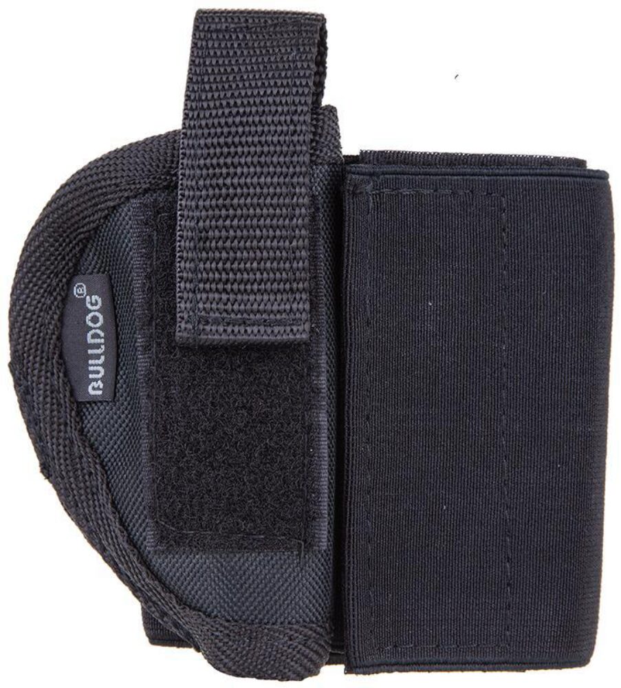 Bulldog WANK20R Ankle  Black Elastic Velcro Fits Glock 43 Fits Ru