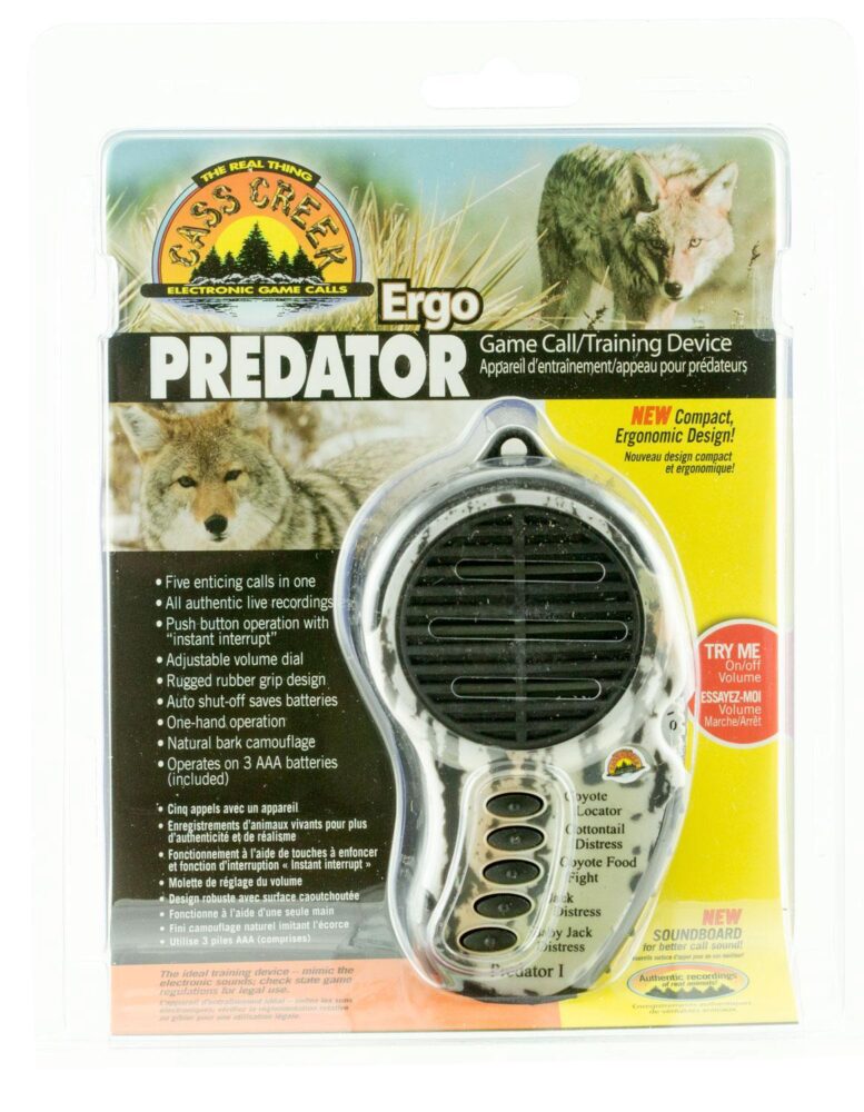 Cass Creek 010 Ergo Electronic  Predator Call, 5 Authentic Calls,
