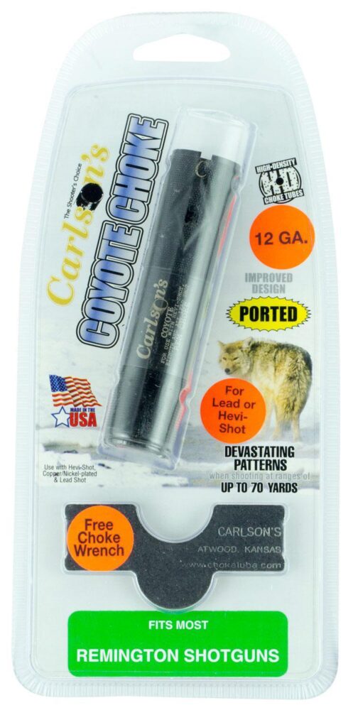 Carlson's Choke Tubes 30044 Coyote  12 Gauge Ported 17-4 Stainles