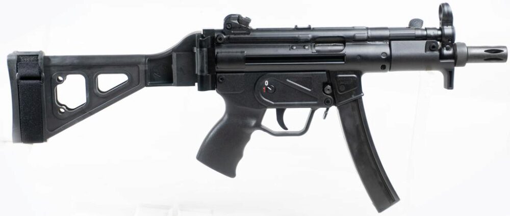 AP5-P PIST 9MM BK 5.75 BRACE