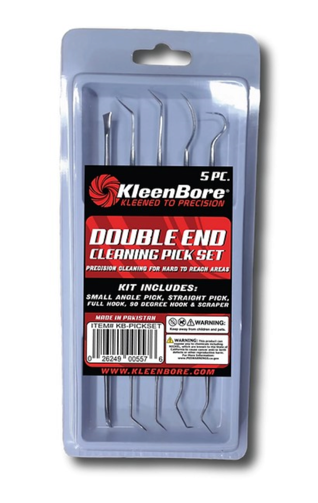 KleenBore KB-PICKSET Stainless Steel Double Ended Gun Pick Set