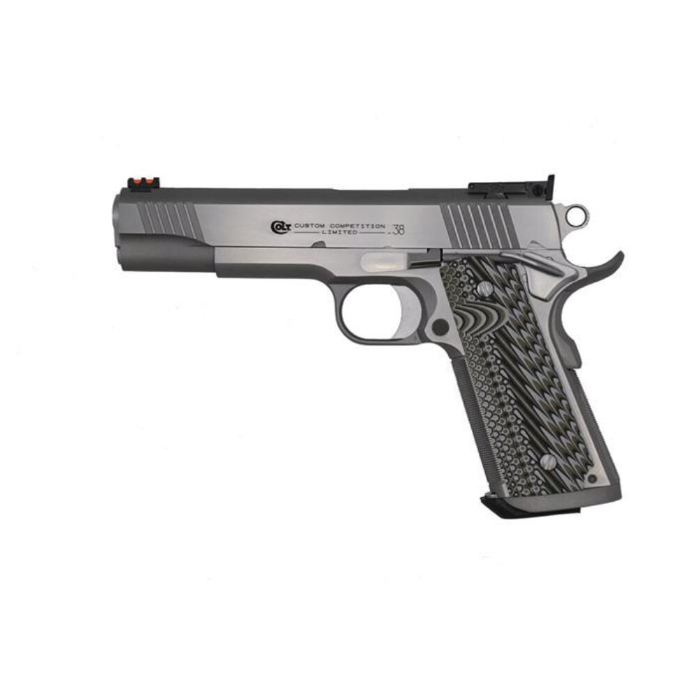 Colt Mfg O1073CS Custom Competition 38 Super 9+1 5 Stainless Nati