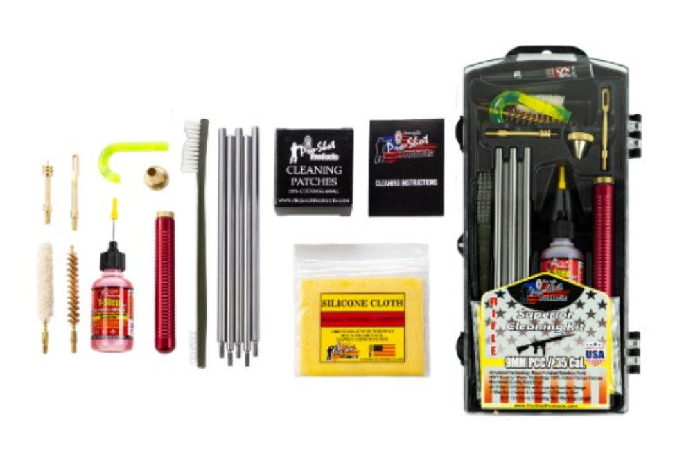 Pro-Shot 9mm Luger Handgun Carbine Caliber (Rifle) Classic Cleaning Kit