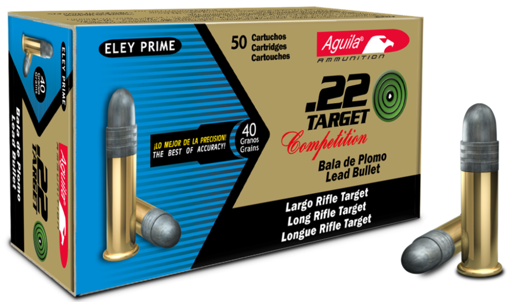 Aguila 1B220514 Competition  22 LR 40 gr Lead Solid Point 50 Per