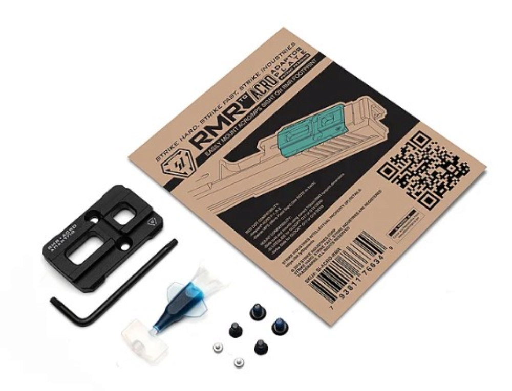 The Strike RMR to ACRO Adapter Plate is a convenient and versatil