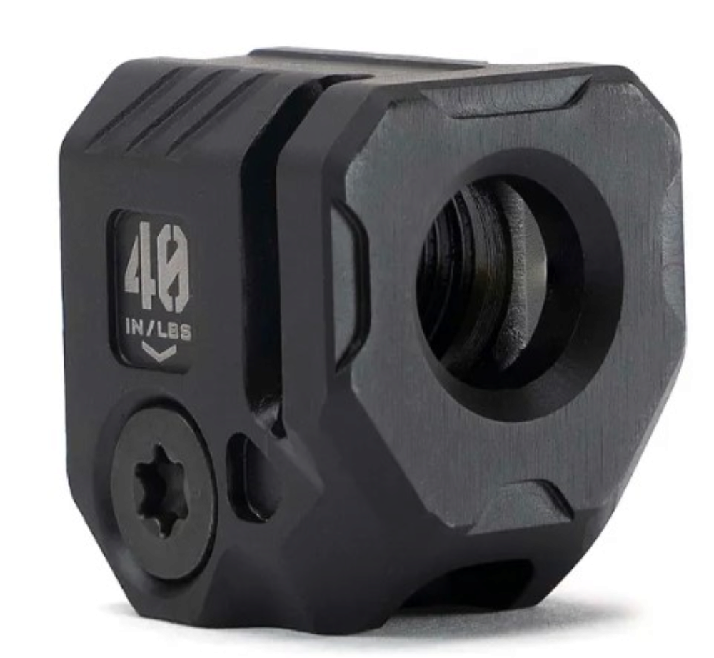 Strike Industries MCQUAD Micro Threaded Compensator Black Steel 0