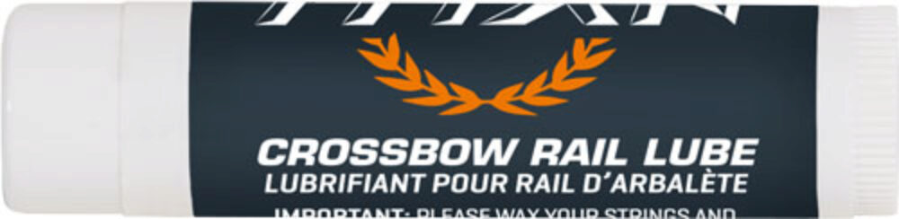 The Crossbow Rail Lubricant increases bolt speed and string life