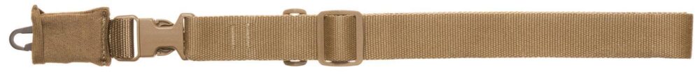 Tacshield T6005CY CQB Sling made of Coyote Webbing with HK Snap H