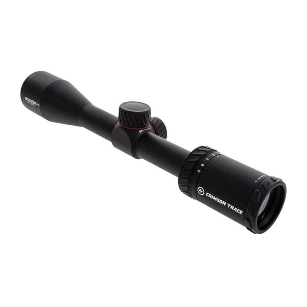 Crimson Trace 0101220 Brushline Pro Black Anodized 3-9x40mm 1 Tub