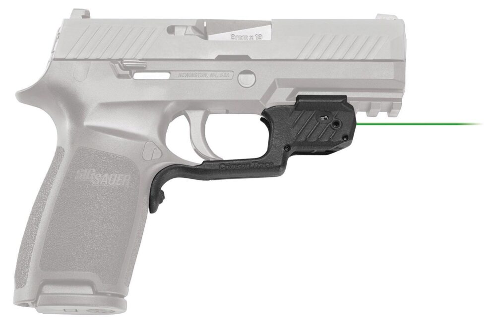 Crimson Trace 0177801 LG-420G Green Laserguard  Black Sig Sauer P