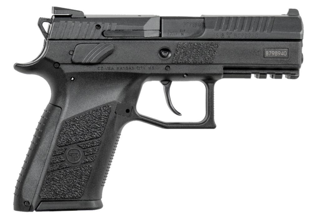 CZ-USA 01086 P-07  9mm Luger 10+1 3.75 Blued Steel Barrel, Black