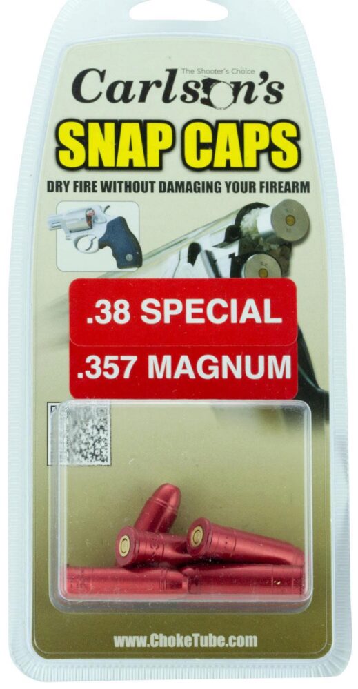 Carlson's Choke Tubes 00057 Snap Cap Pistol 38 Special 357 Mag Al