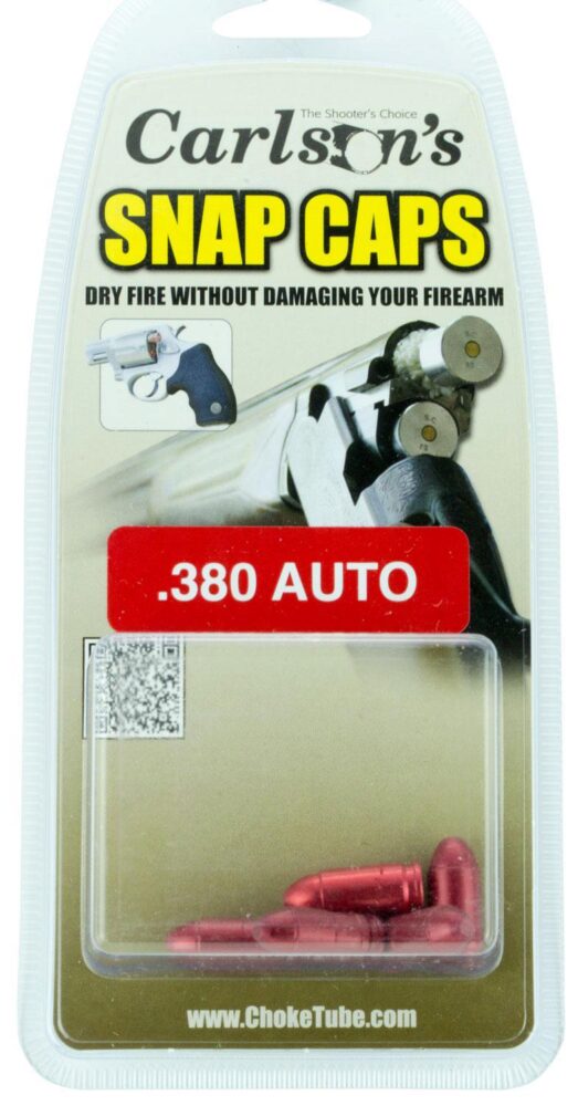 Carlson's Choke Tubes 00063 Snap Cap Pistol 380 ACP Aluminum 5 Pa