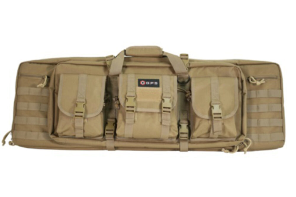 GPS Bags DRC36FDE Double Rifle Case 36 Flat Dark Earth 600D Polye