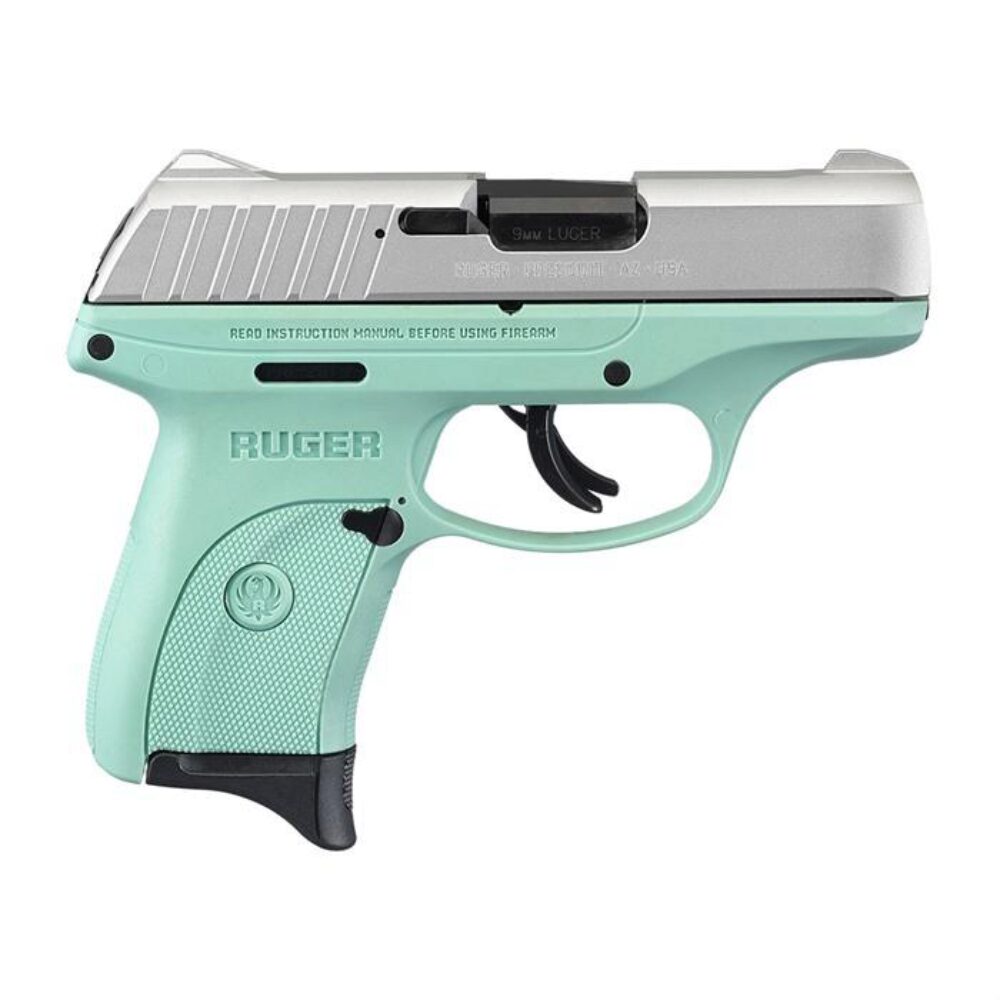 Ruger 13200 EC9s  Compact Frame 9mm Luger 7+1, 3.12 Black Steel B