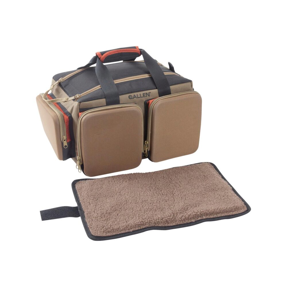Allen 8305 Eliminator Rangemaster Tan Range Bag w/Pistol Rug, Mul