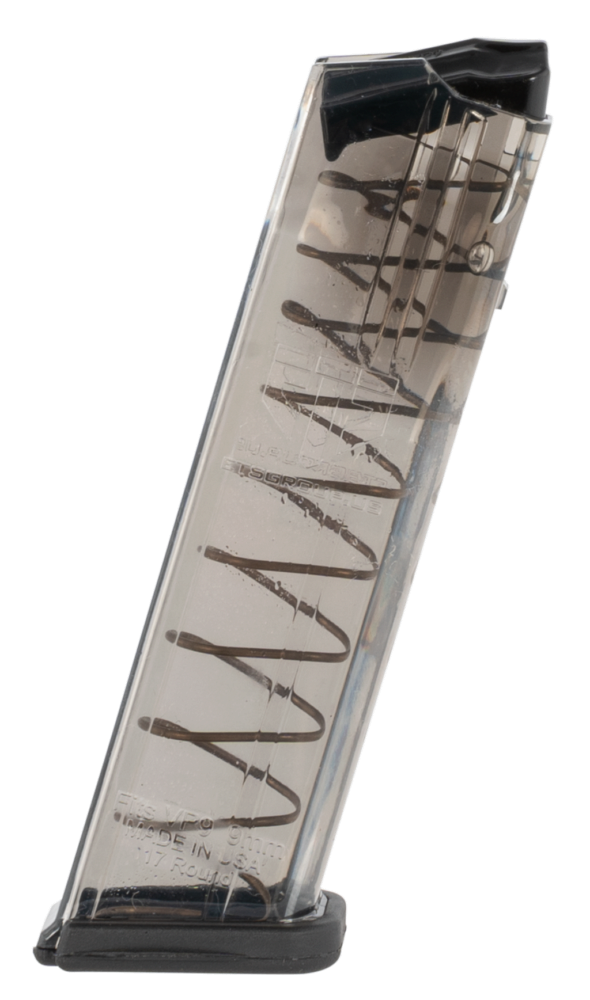 ETS Group HKVP917 Pistol Mags  17rd 9mm Luger for H&K VP9 Clear D