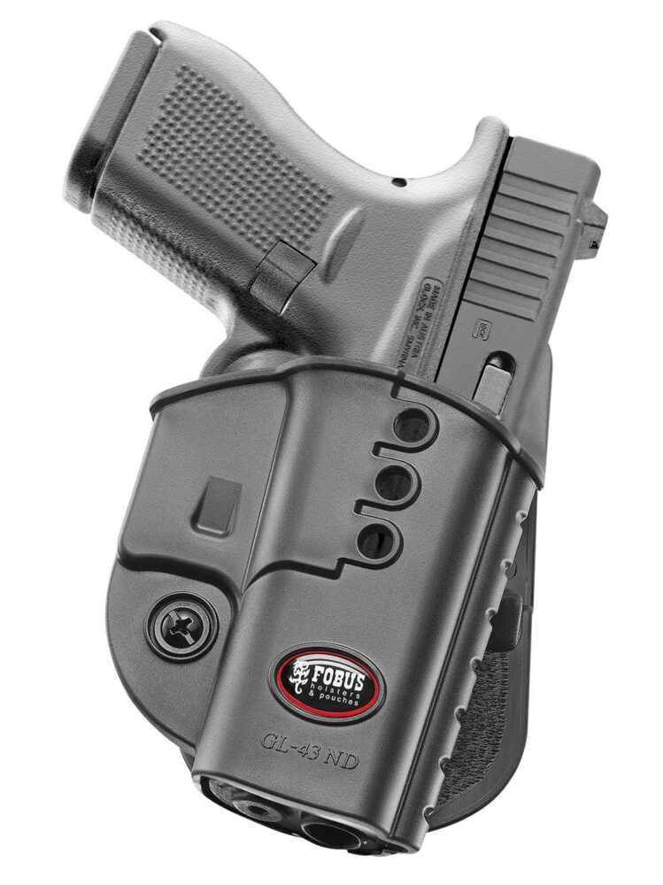 Fobus GL43NDLH Passive Retention Evolution OWB Black Polymer Padd