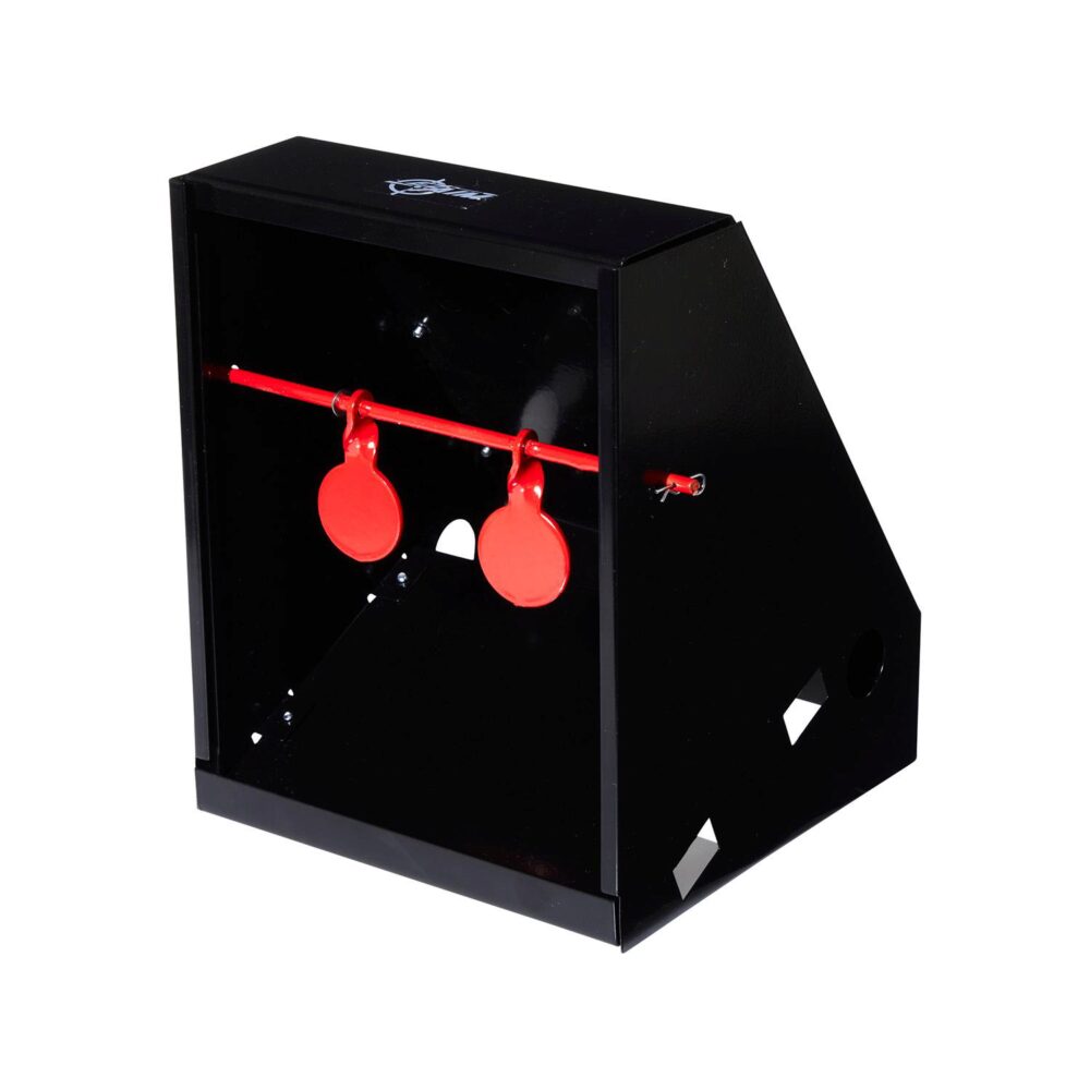 EZ-Aim 15429 Air Gun Pellet Shooting Target & Trap Red Steel Circ
