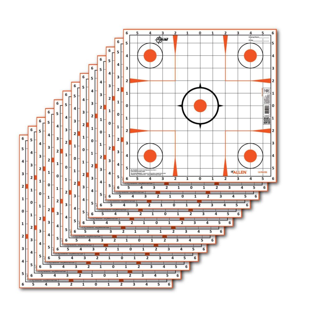EZ-Aim 15333 Sight-In-Grid  12x12 Paper 13 Per Pack