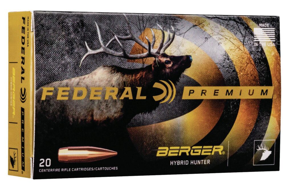 Federal P243BCH1 Premium  243 Win 95 gr Berger Hybrid Hunter 20 P