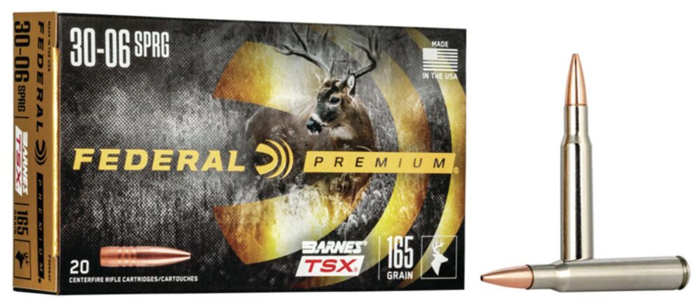 Federal P3006AF Premium  30-06 Springfield 165 gr Barnes TSX 20 P