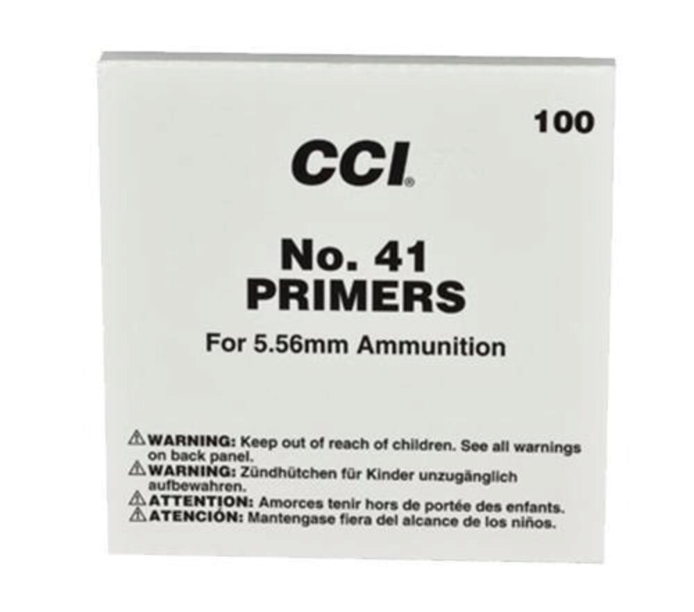 CCI 1 Mil-Spec No. 41 5.56x45mm NATO Rifle/ 1000 Per Box