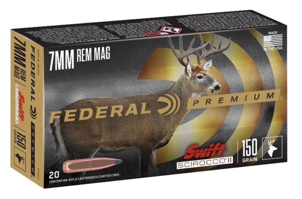 Federal P7RSS1 Premium  7mm Rem Mag 150 gr Swift Scirocco II 20 P