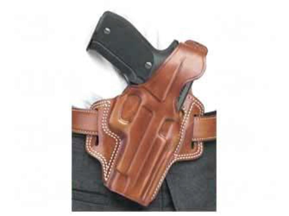 Galco FL226 Fletch  OWB Tan Leather Belt Slide Compatible w/Glock