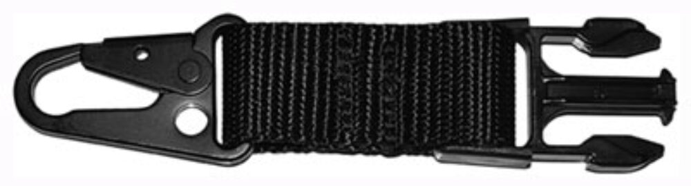 GrovTec Snap Hook Buckle Accessory Black