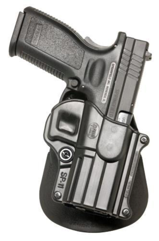 Fobus SP11RP Passive Retention Standard OWB Black Plastic Paddle