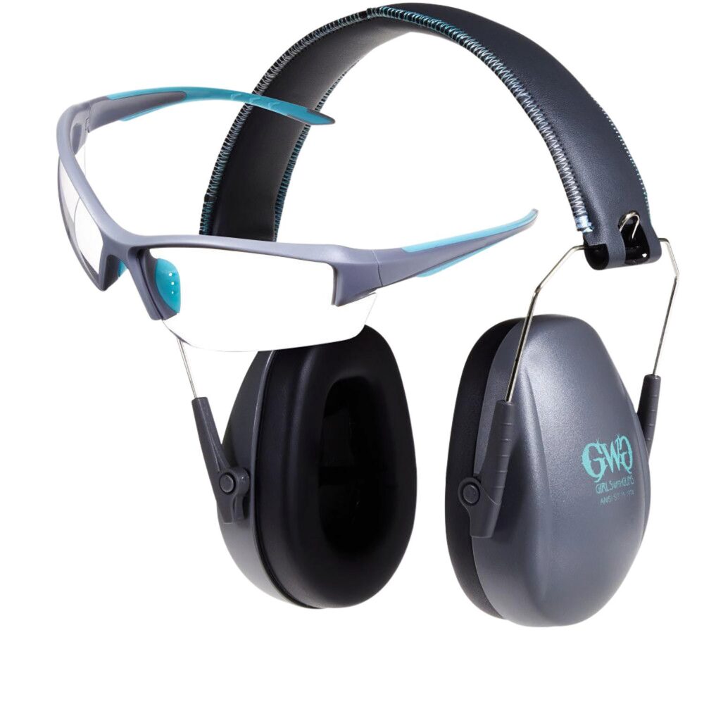 Girls With Guns 2388 Assure Protective Safety Glasses & Muff Comb