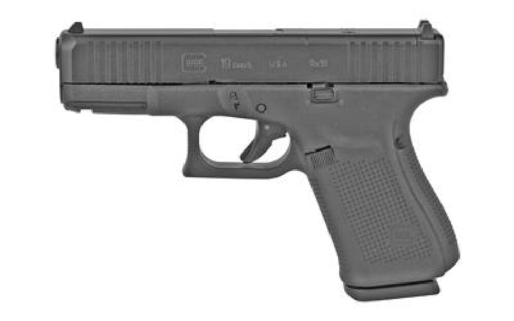 Glock  G19 Gen5 MOS 9mm Luger 4.02 15+1 Black Black nDLC Steel wi
