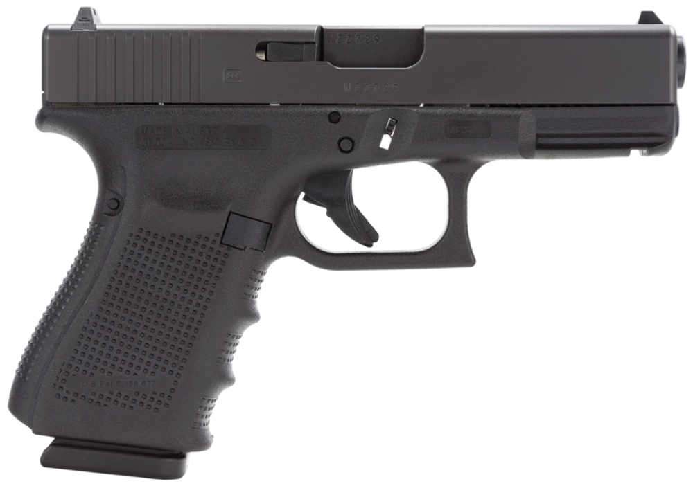 Glock PG3250203 G32 Gen4 Compact 357 Sig  4.02 Barrel 13+1, Black