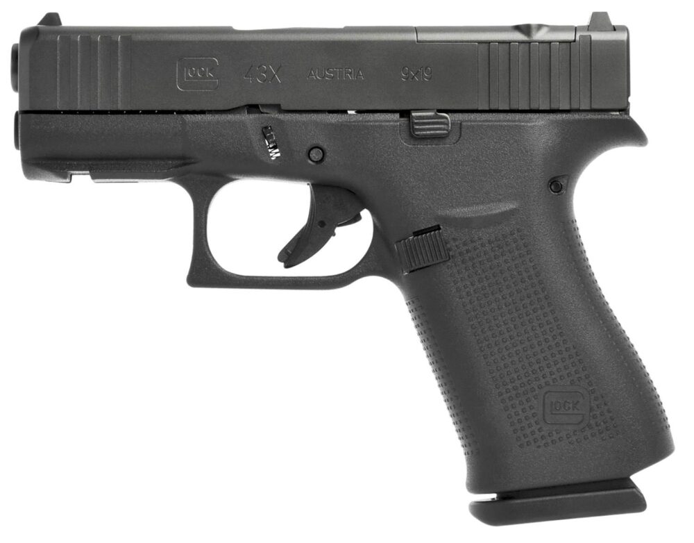 Glock UX4350201FRMOS G43X MOS Slim Sub-Compact 9mm Luger 10+1 3.4