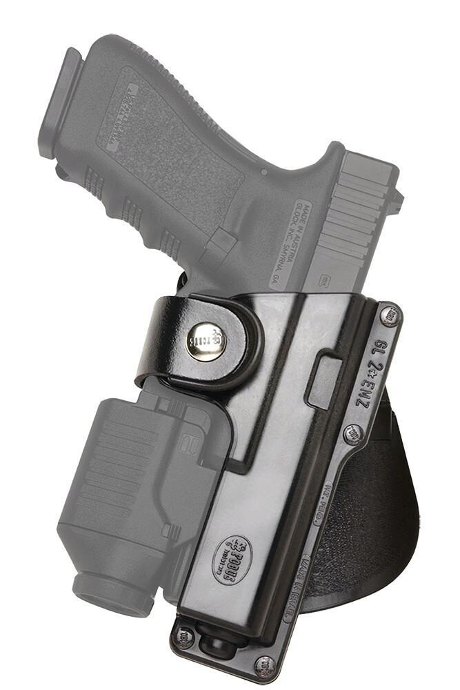Fobus GLT19 Active Retention Tactical Black Polymer OWB Fits Gloc