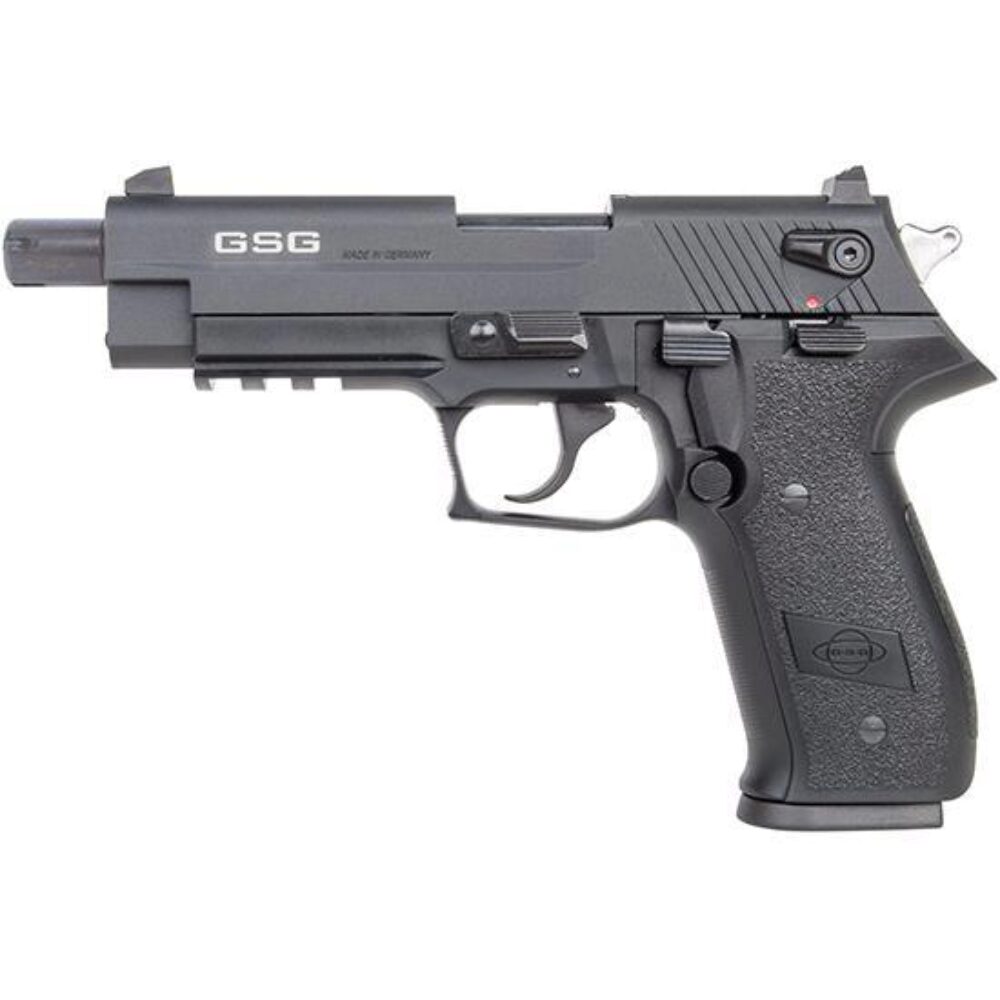 GSG GERG2210TFF FireFly  22 LR 10+1 4.90 Black Steel/Threaded Bar