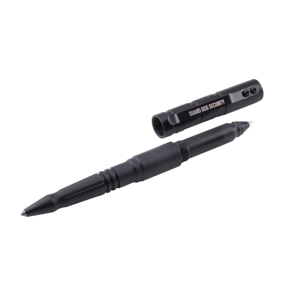 Guard Dog TPGDE1000BK Tactical Pen  Black Aluminum Includes Pocke