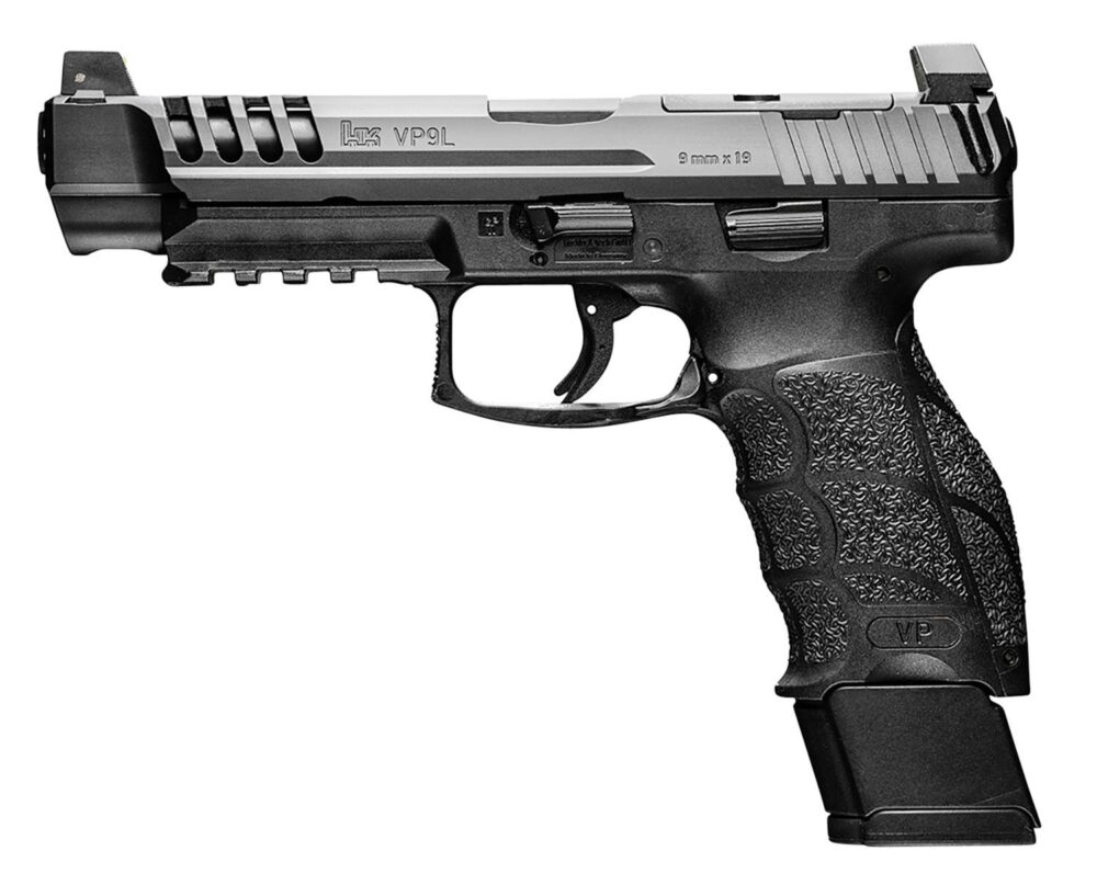 HK 81000737 VP9L  9mm Luger 5 20+1 Black Ported Slide with Optics