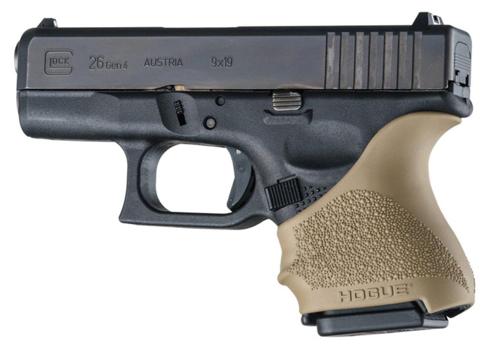 Hogue 18603 HandAll Beavertail Grip Sleeve Compatible w/Glock 26/