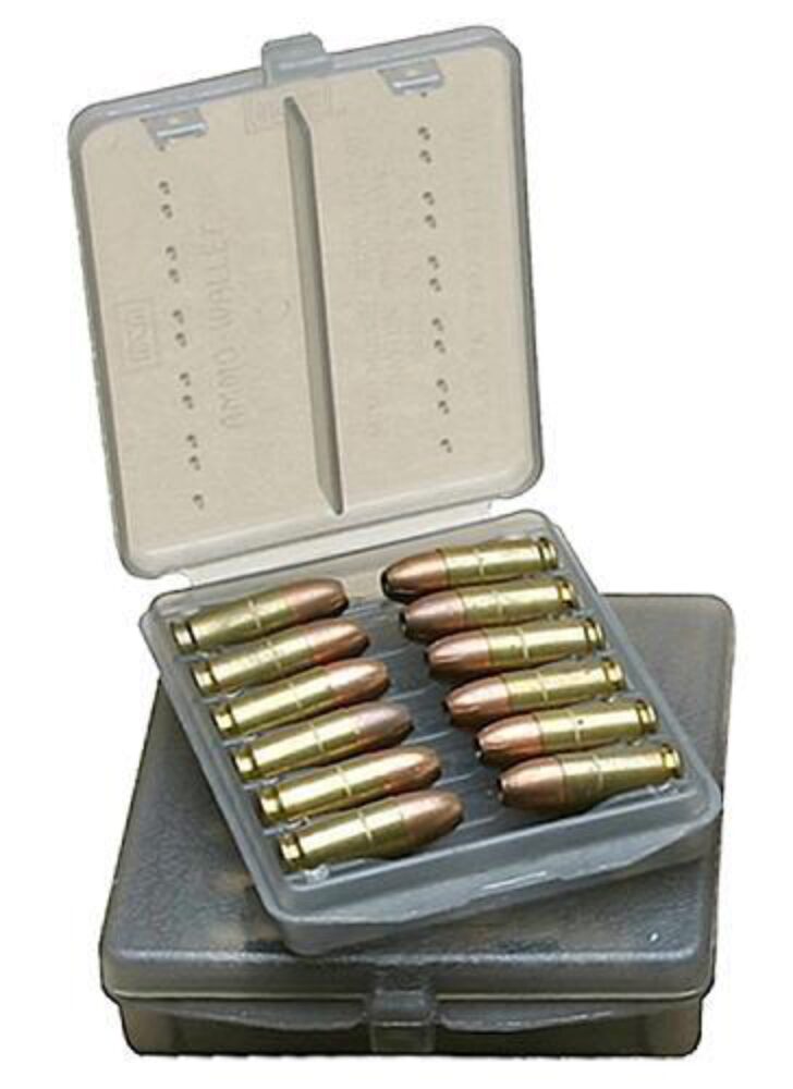 MTM Case-Gard W18-45-41 Ammo Wallet  Handgun 45 ACP 18rd Clear Sm