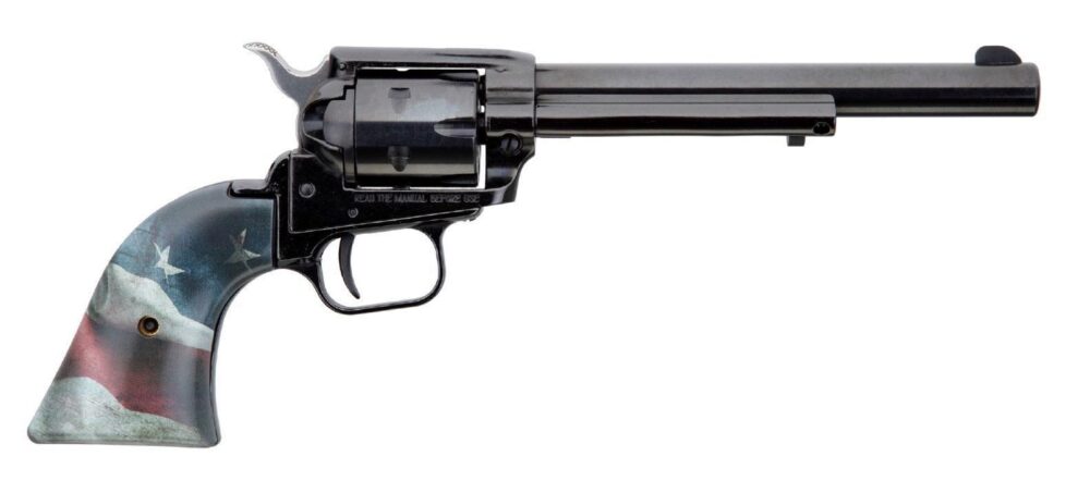 Heritage Mfg RR22B6US02 Rough Rider  22 LR 6 Shot, 6.50 Black Oxi