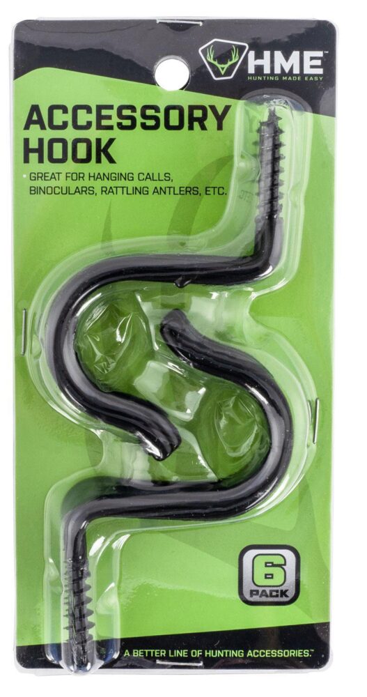 HME HMESAH6 Accessory Hook Single 6 Pack