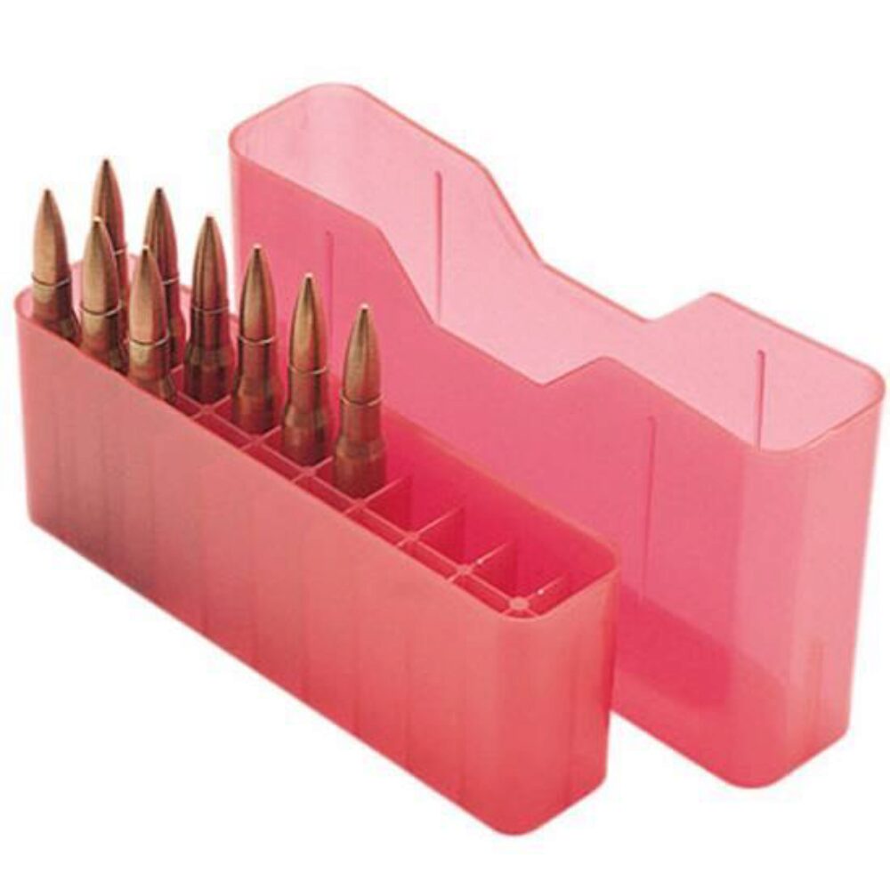 MTM Case-Gard J20M29 J-20 Slip Top Multi-Caliber Rifle Clear Red