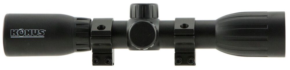 Konus 7350 KonusFire  Matte Black 4x32mm 1 Tube 30/30 Reticle Inc