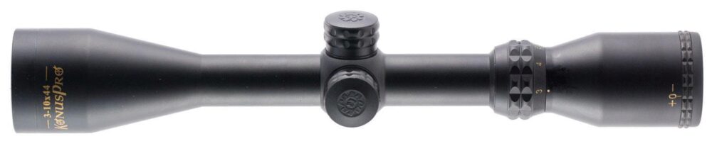 Konus 7255 KonusPro  Matte Black 3-10x44mm 1 Tube Engraved 30/30