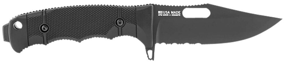 S.O.G SOG17210157 Seal FX 4.30 Fixed Clip Point Part Serrated Bla