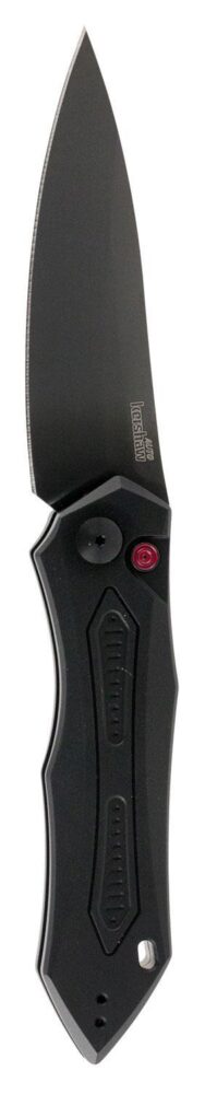 Kershaw 7800BLK Launch 6 3.75 Folding Drop Point Plain Black DLC
