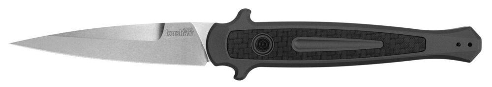 Kershaw 7150 Launch 8 3.50 Folding Spear Point Plain Stonewashed