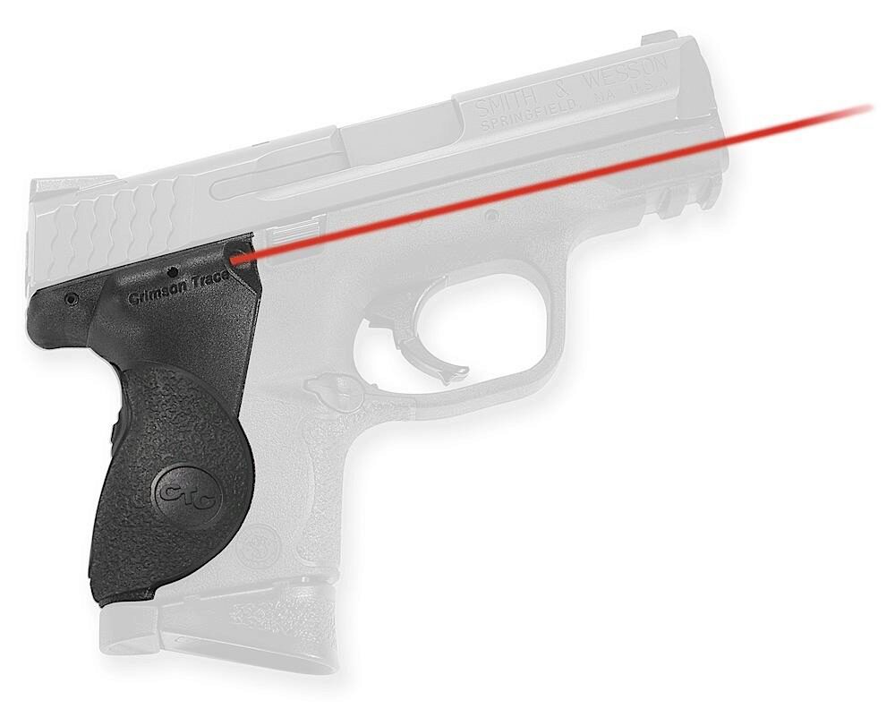 Crimson Trace 0121201 LG-661 Lasergrips  Black Red Laser Smith &